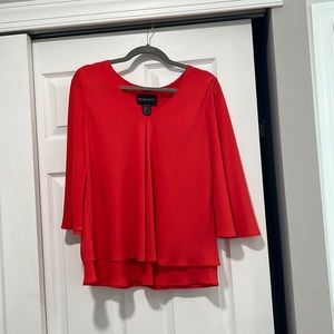 Red/orange blouse